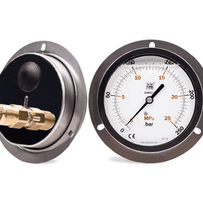 Манометр глицериновый DN 63 осевой фланцевый