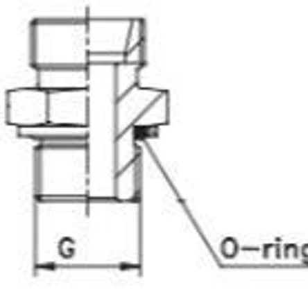 DKO (Ш) - BSP (Ш) (в тело с O-Ring), тип H
