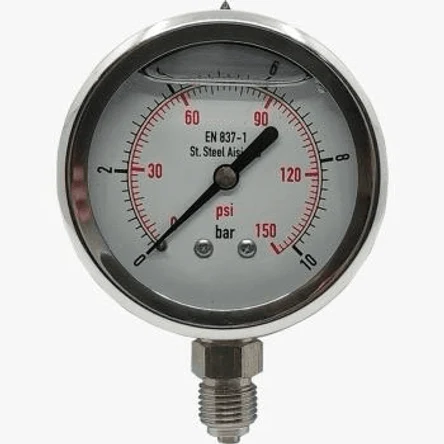 Манометр глицериновый DN 63 радиальный